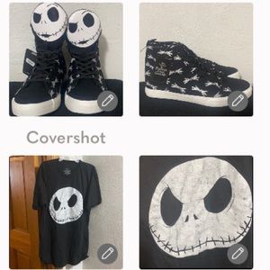 💀Hi-Tops 14w & tee Nightmare before X-Mas SzM